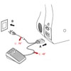 Sewing Machine Pedal and Power Cord for Singer, Compatible with