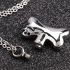 BOne shaped Urn Necklace Memorial Pet Ash Pendant Jewelry