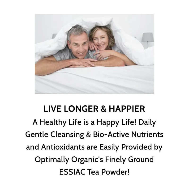 Polvo Té Essiac Orgánico 8 Hierbas Optimally Detox Natural