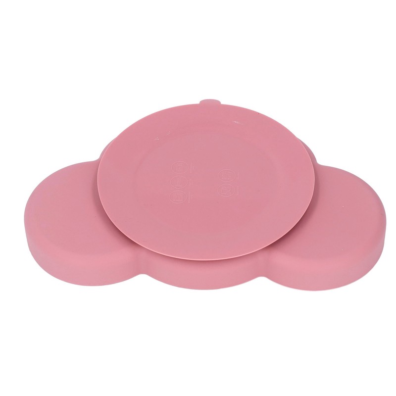 Baby Suction Plate Silicone Thick Edge Skid Resistance Cute Bear