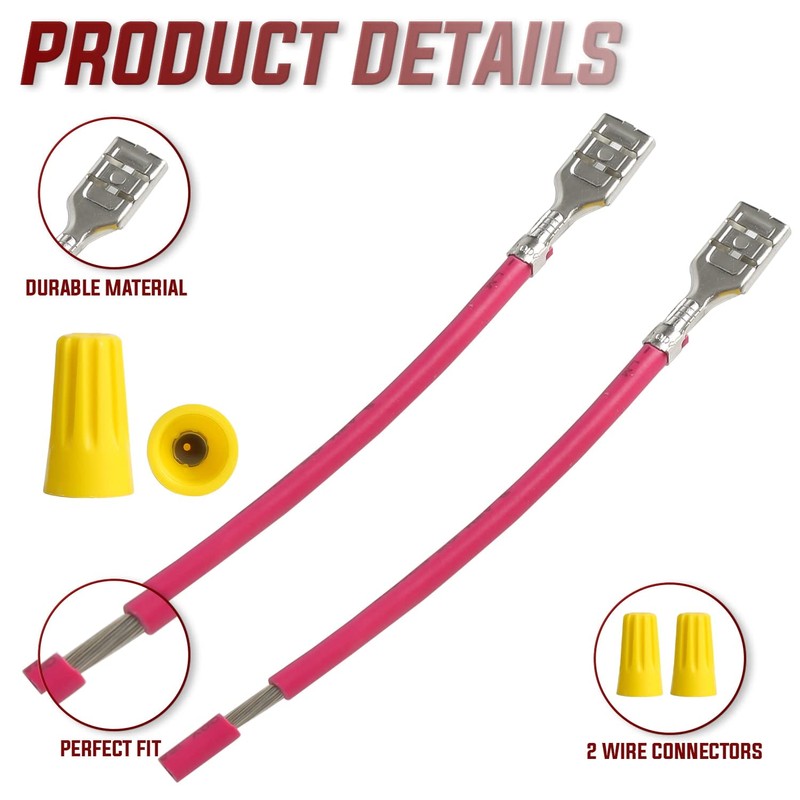 279457 Dryer Heating Element Connecting Wire Kit by Seentech -