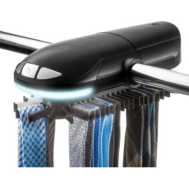 Sunbeam 50-Hook Battery Operated Tie and Belt Rotating Rack