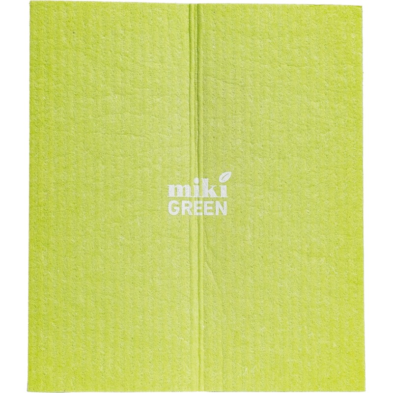 mikiGREEN Eco Sponge Cloths Set of 2 Sustainable Compostable Environmentally