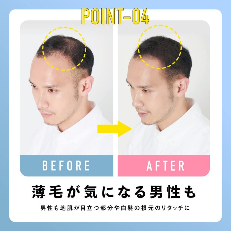Aleva Hair Foundation, Thin Hair, Hide Gray Hair, Retouch, Unisex,
