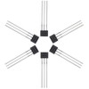 ALLECIN 20Pcs A3144 3144 Hall Effect Sensor OH3144 AH3144E 3Pins
