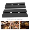 2Pcs Black Red Wine Glass Holder Self Adhesive Plastic Wine