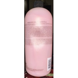 PHILOSOPHY Peppermint Stick SHAMPOO, SHOWER GEL & BUBBLE BATH 32 Oz With Pump