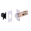 HANDLEZONE® Bathroom Toilet Door Deadbolt Lock - Satin Stainless Steel