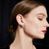 Fashion Design Statement Rhinestone Large Bow Stud Earrings for women