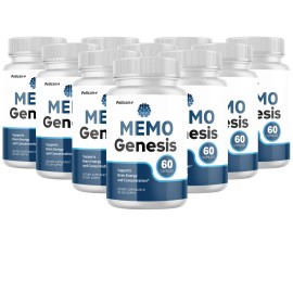 Pelican Vitamins Memo Genesis- Brain Support- 10 Bottles- 600 Capsules
