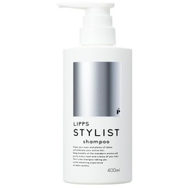 LIPPS Men's Lips Stylist Shampoo, Dense Foam, Beauty Salon Supervision, Pleasant Wash, Mandarin Scent, 13.5 fl oz (400 ml)