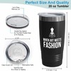 Fashion Designer Black Tumbler 20oz - When art meets fashion