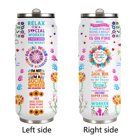 YOPIGOT Social Worker Tumbler Gifts For Women, Gifts For Social Worker,Social Worker Tumbler For Your Coworker, Social Worker Gifts For Social Work Week 17 Oz