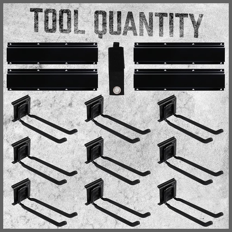 HORUSDY 64-Inch Heavy Duty Garage Organization Rack, 14 Packs Max