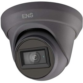 ENS SCC35T4/G28-HC 5MP Fixed Turret Long IR 4-IN-1 Coaxial Security Camera, Gray, 5MP CMOS Image Sensor, 2560x1944 Resolution, 2.8mm Fixed Focal Lens, Smart IR, Up to 131ft (40m) IR Distance, IP67
