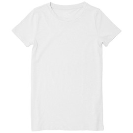 Women's Vintage-Cotton Crew Tee (M, White)