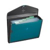 Snopake A4 Zeon Turquoise 6-Part Expanding Organiser [Ref: 15893]