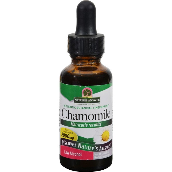 Chamomile Flower Extract Nature's Answer 1 oz Liquid