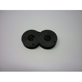 Olympia Portable/Deluxe and Others Compatible Black and White Twin Spool Typewriter Ribbon