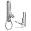 TISGOOG Titanium Belt Loop Keychain Clip, Locked Belt Clip for
