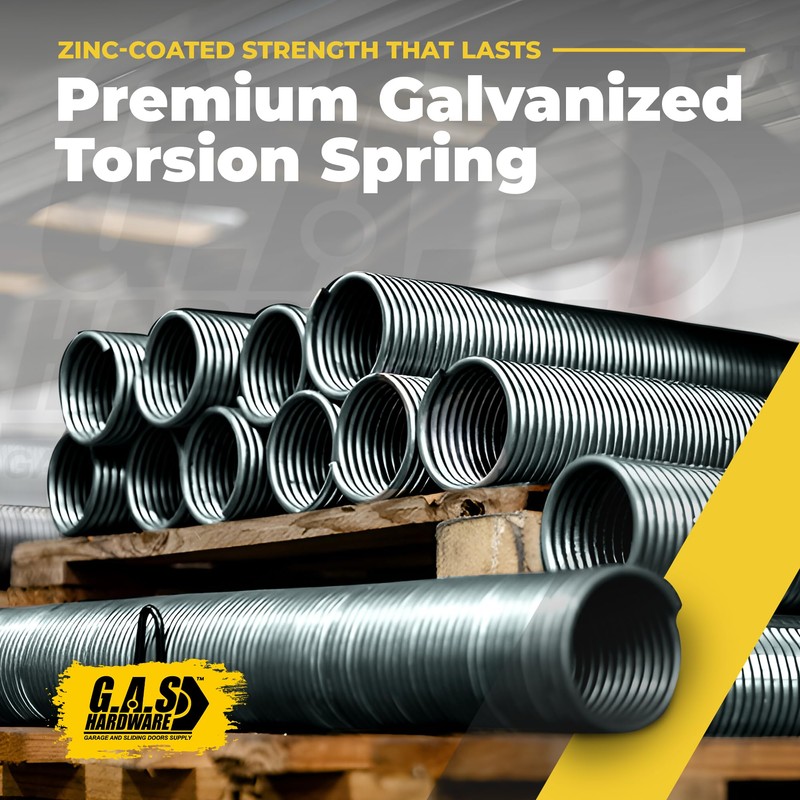 Galvanized Garage Door Torsion Spring .225 x 2 x 25