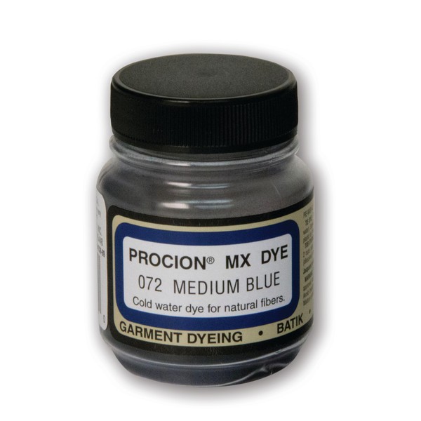Jacquard Procion MX Medium Blue Fabric Dye Vibrant and Permanent Dye for DIY Textile Projects