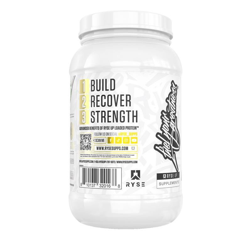 Ryse Supplements Loaded Protein Powder Dietary Supplement:_Blueberry Muffin