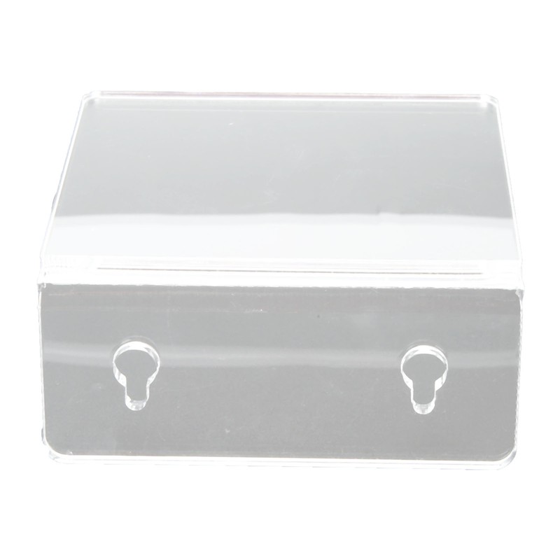 3PCS Clear Acrylic Display Rack Wall Mounted Floating Shelf for