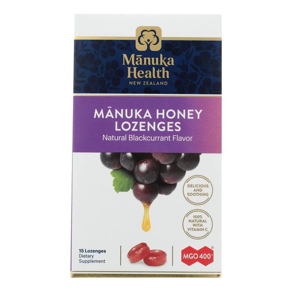 Manuka Health Manuka Health Manuka Honey Lozenges C 15 Blackcurrant