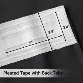 SNITIE Deep Black Velvet Curtains with Back Tab and Rod Pocket Thermal Insulated Soft Privacy Light-Filtering Velvet Drapes for Bedroom and Living Room, Set of 2 Panels, 52 x 96 Inches Long