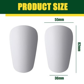 UEAVOID 2pcs Mini Football Shin Pads Extra Mini Shin Guards Soccer Miniature Shin Pads Tiny Protective Shin Guards for Men Women Boys Girls Graffitiable DIY