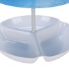 Generic Bird Feeders for Outdoors, 3 Compartment Hanging Dome Bird