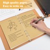 Vicloon A5 Loose Leaf Punched Paper, 140 Pages Horizontal Line