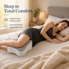 Large Memory Foam Knee Pillow for Side Sleepers – 14-Inch
