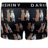 DARK SHINY Boxer Shorts, Creators' Collaboration, Flying Cat, Unisex, Nyanstai