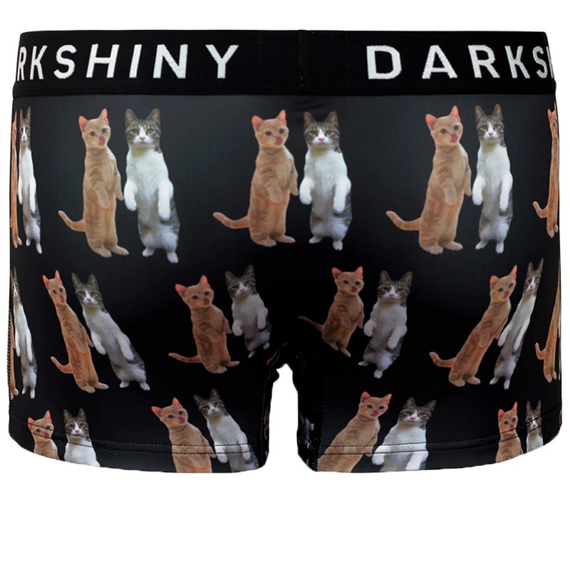 DARK SHINY Boxer Shorts, Creators' Collaboration, Flying Cat, Unisex, Nyanstai