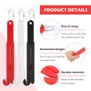 6pcs Food Bag Opener – Steel Blade, Pouch Squeezer w/Chain