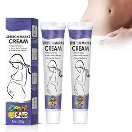 2 Stück Anti Stretch Mark Body Cream, Dehnungsstreifen Creme, Creme für Dehnungsstreifen, Stretch Marks Cream Narbencreme, Anti-Aging Anti-Falten Straffende Körpercremes