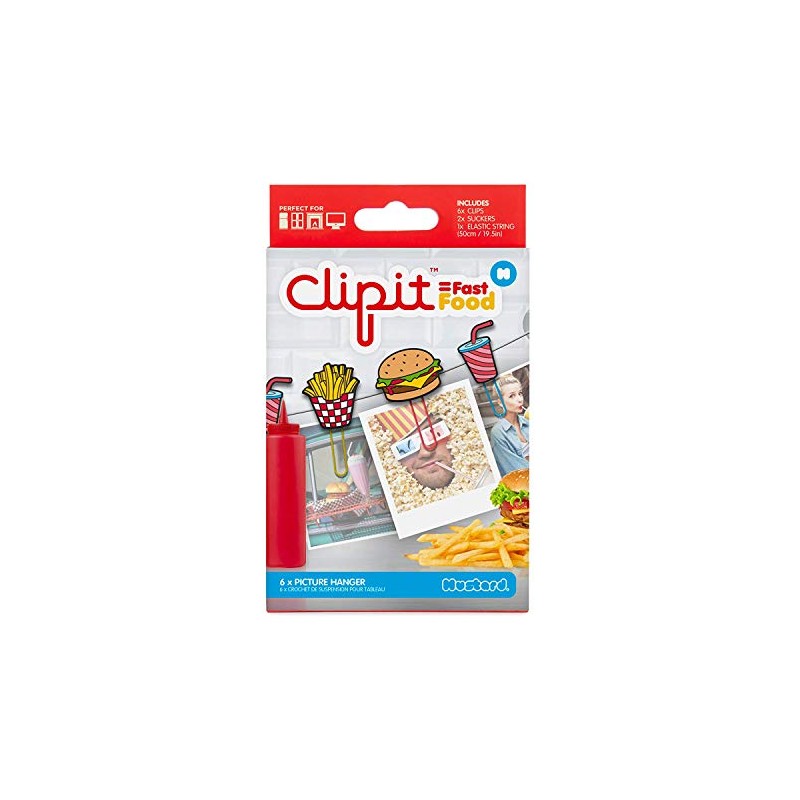 MUSTARD - Clipit Fast Food Picture Hanger I Photo and