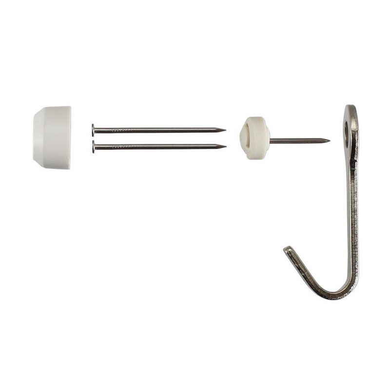 Berg Co., Ltd. Nikopin Hook White Single M-070