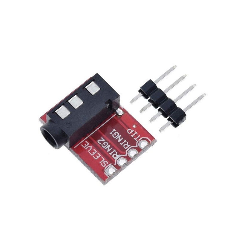 DAOKI 10 Pcs TRRS 3.5mm Audio Jack Breakout Board Headphone