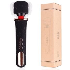 YUEAALK Cordless Relaxation Massager- Magic Stress Away for Muscle Aches and Sports Recovery-Rechargeable -Black