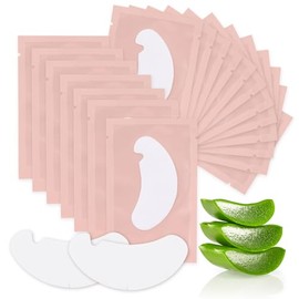 LASHVIEW Parches De Hidrogel 100% Naturales Para Extensiones De Pestañas Almohadillas De Gel Para Debajo De Los Ojos Herramientas De Belleza Para Extensiones De Pestañas