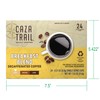 Caza Trail Coffee Pods, Decaf Breakfast Blend, Single Serve (Pack