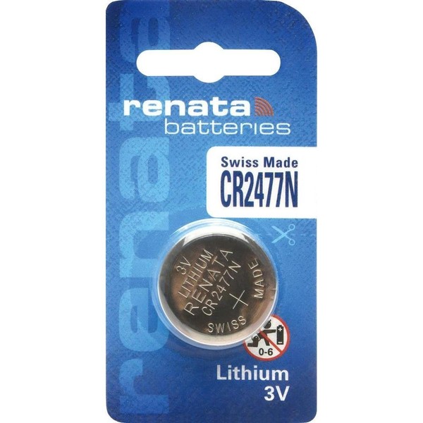 Renata Batteries CR2477N Lithium 3V Coin Cell Battery (1 Pc)