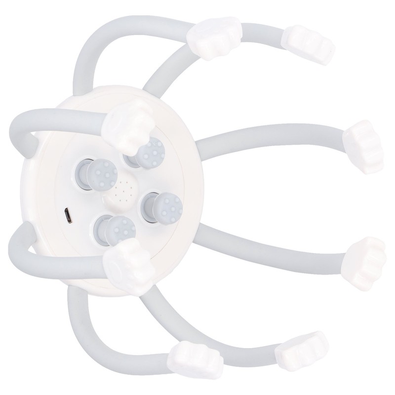 Electric Head Massager Rechargeable Ergonomic Stress Relief Relax Claw Scalp