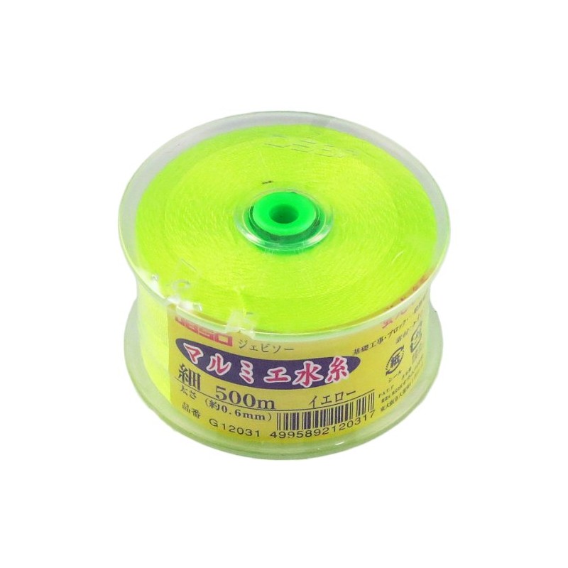 JBSO G-12031 Marumier Water Thread, Thin, Yellow, 546.0 yd (500