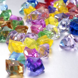 FUNLAVIE Multi-Colored Acrylic Diamonds Pirate Treasure Jewels for Pirate Party Supplies Decoration,Costume Stage Props,Vase Fillers by FunLavie