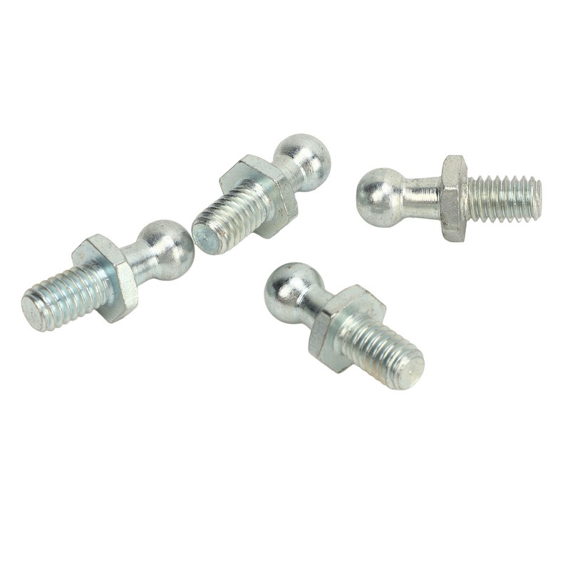4Pcs 10mm Ball Studs 5/16‑18 Thread High Hardness Rugged Stable