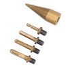 5Pcs Firewood Drill Bit 32mm Wood Log Splitter C45 Steel